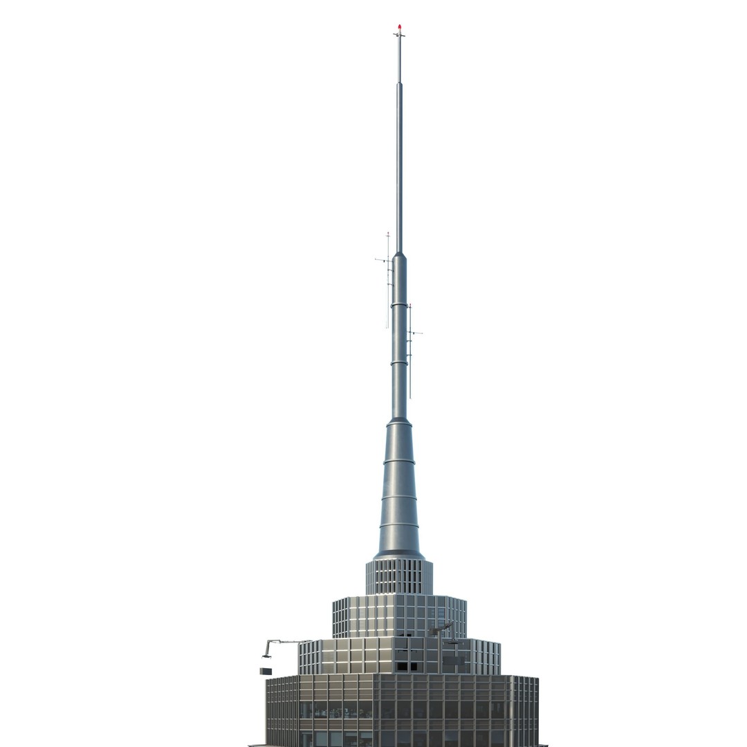 Skyscraper 1 3D Model – Detailed Architectural Design, FBX, OBJ - View 24