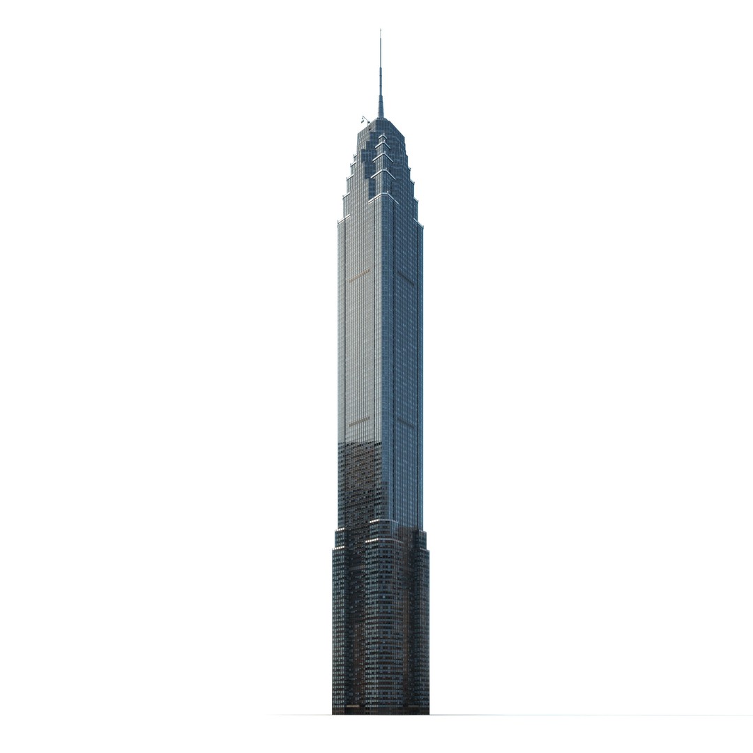 Skyscraper 1 3D Model – Detailed Architectural Design, FBX, OBJ - View 5
