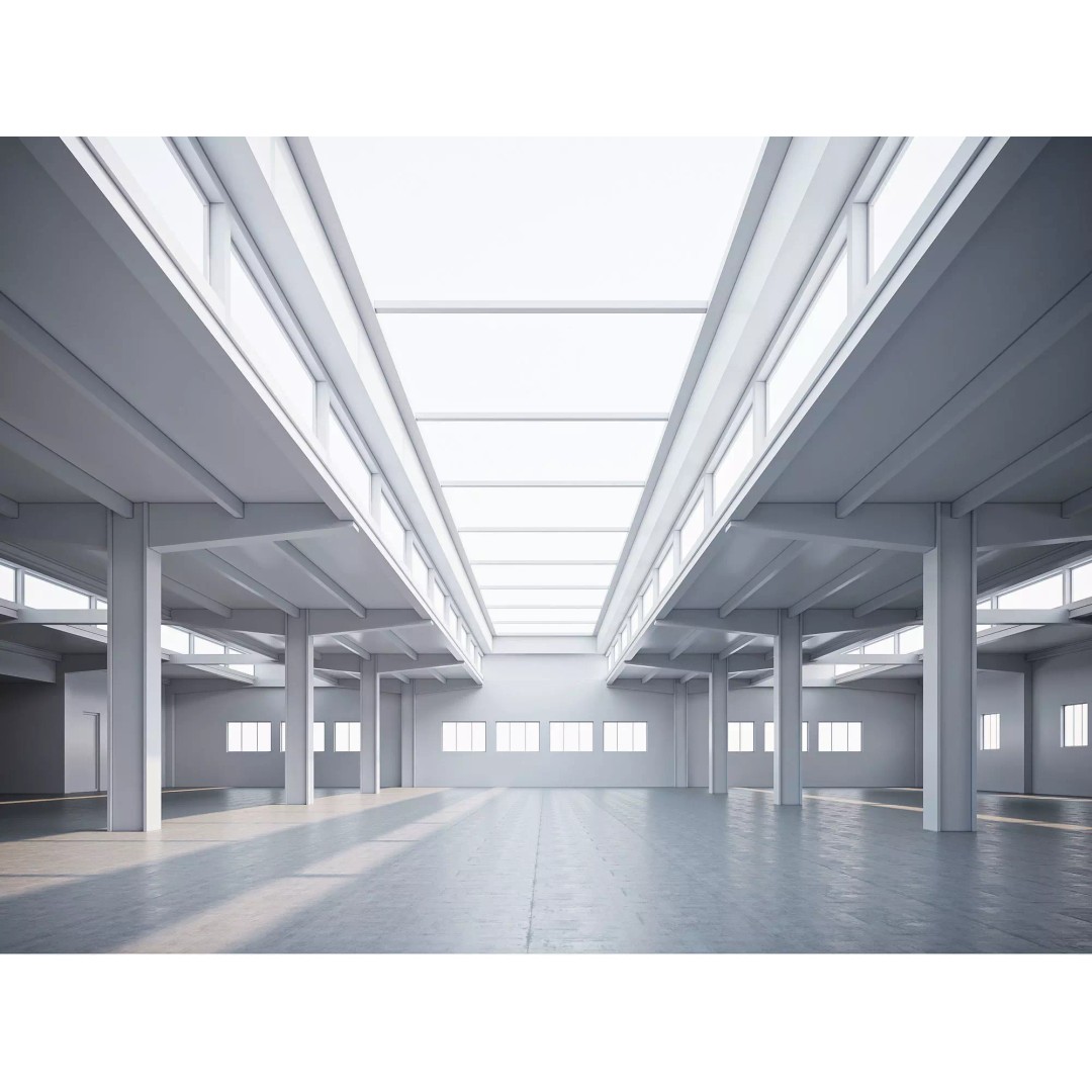 Low Poly Warehouse 3D Model – Game Ready Interior Space, FBX, OBJ - View 2