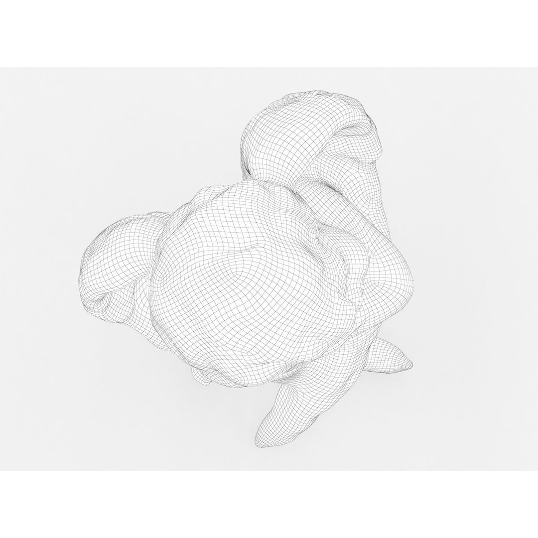 Angel Statuette 3D Model – Realistic Decoration Asset, FBX, OBJ