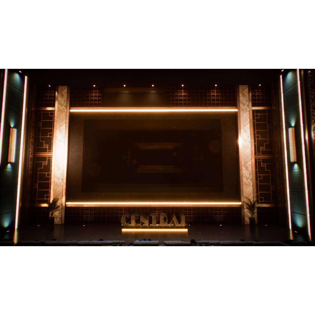 Art Deco Environment Kit 3D Model – Low Poly Architectural Assets, PBR - View 16
