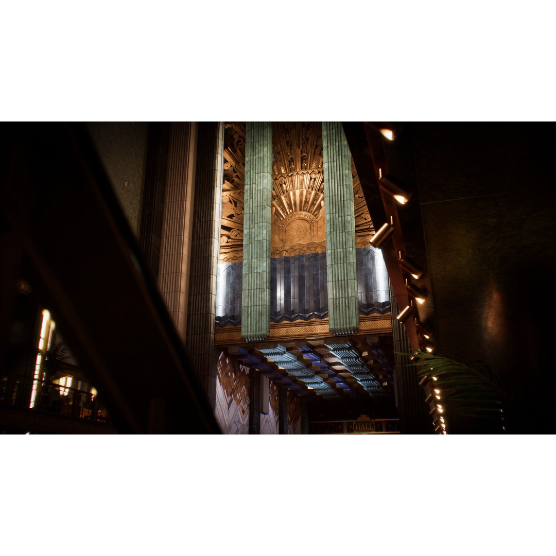 Art Deco Environment Kit 3D Model – Low Poly Architectural Assets, PBR - View 18