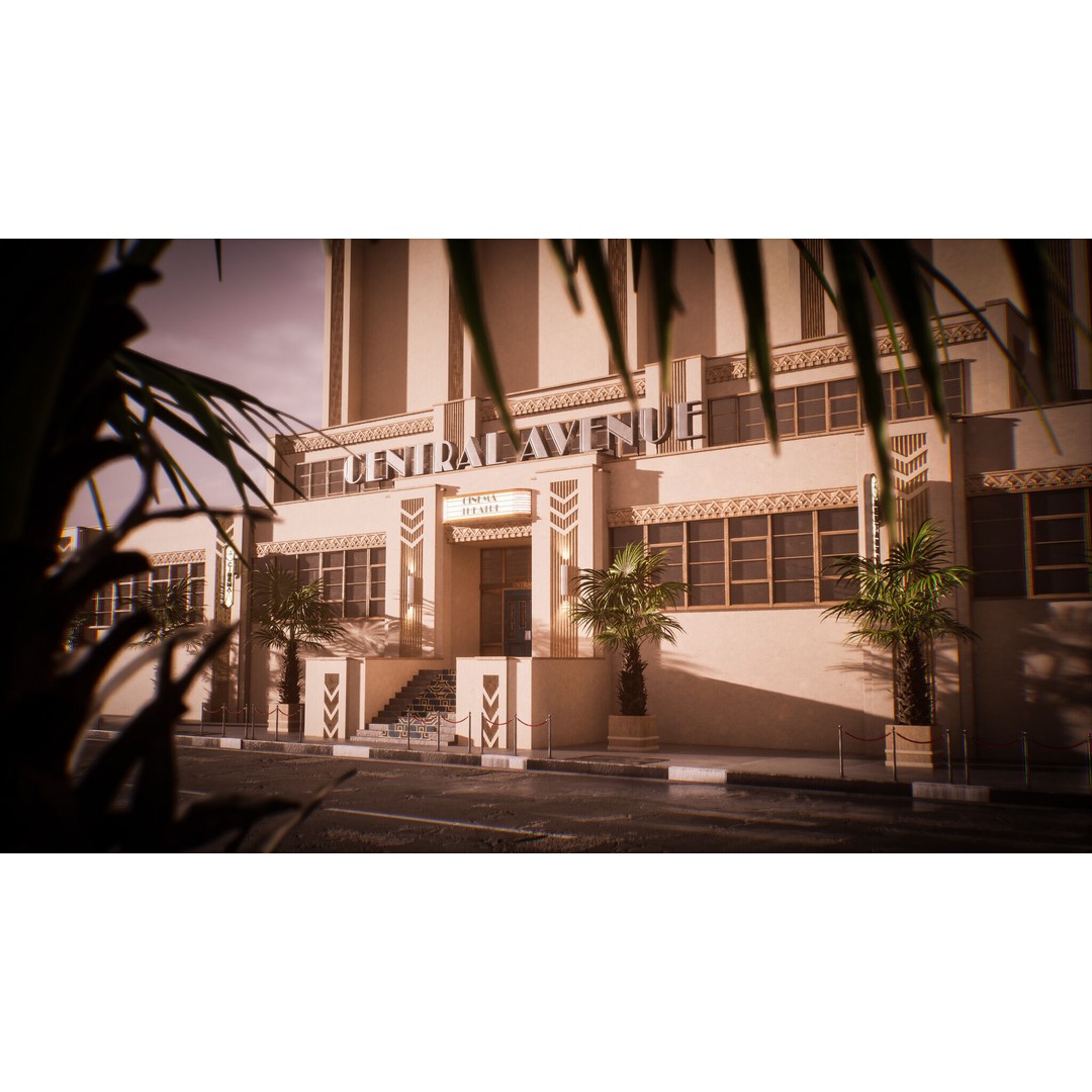 Art Deco Environment Kit 3D Model – Low Poly Architectural Assets, PBR - View 8