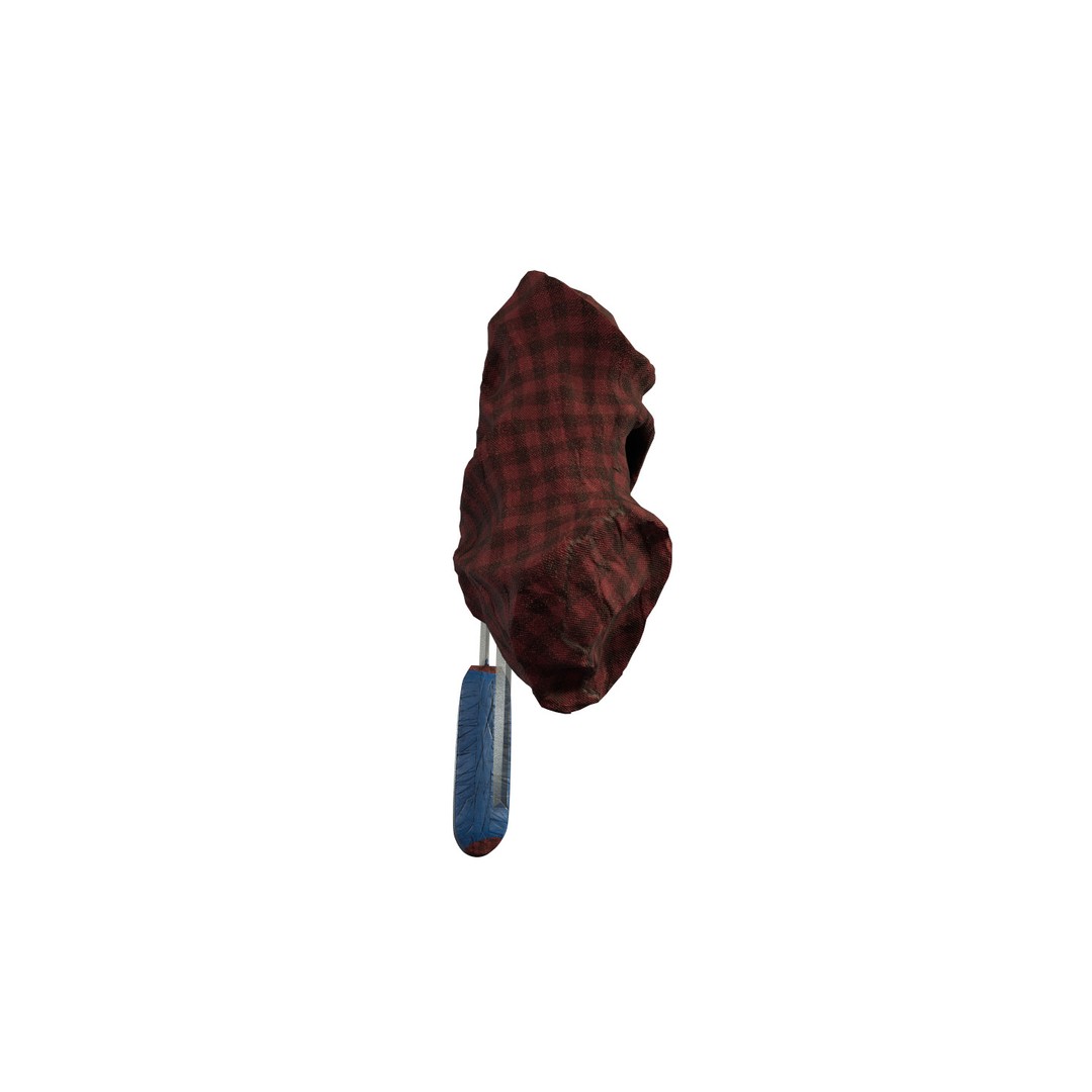 Post-Apocalyptic Glass Knife 3D Model – Game Ready PBR Asset, FBX - View 5