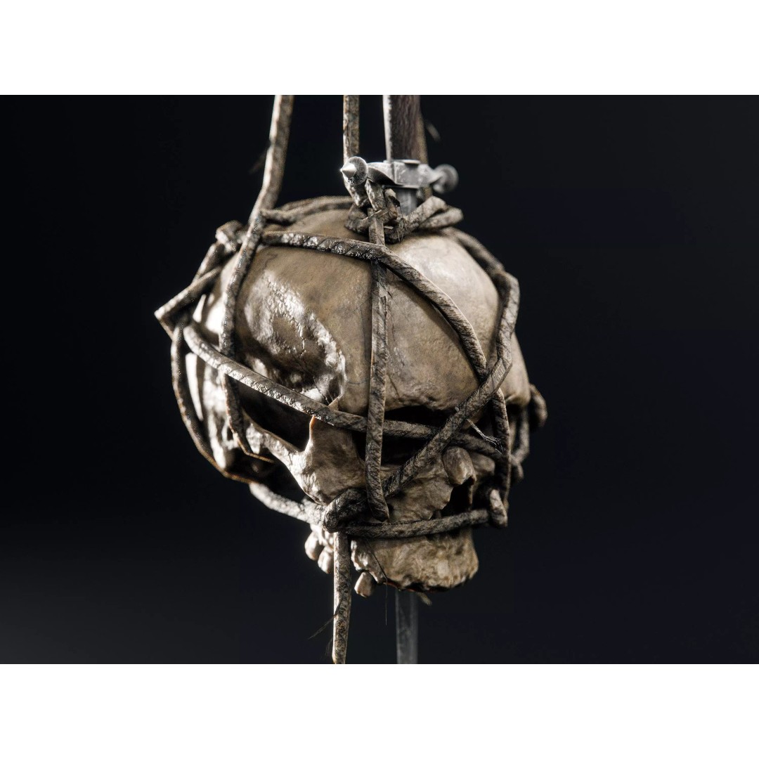Skull 3D Model – Low Poly Decoration Asset with PBR Textures, FBX - View 11