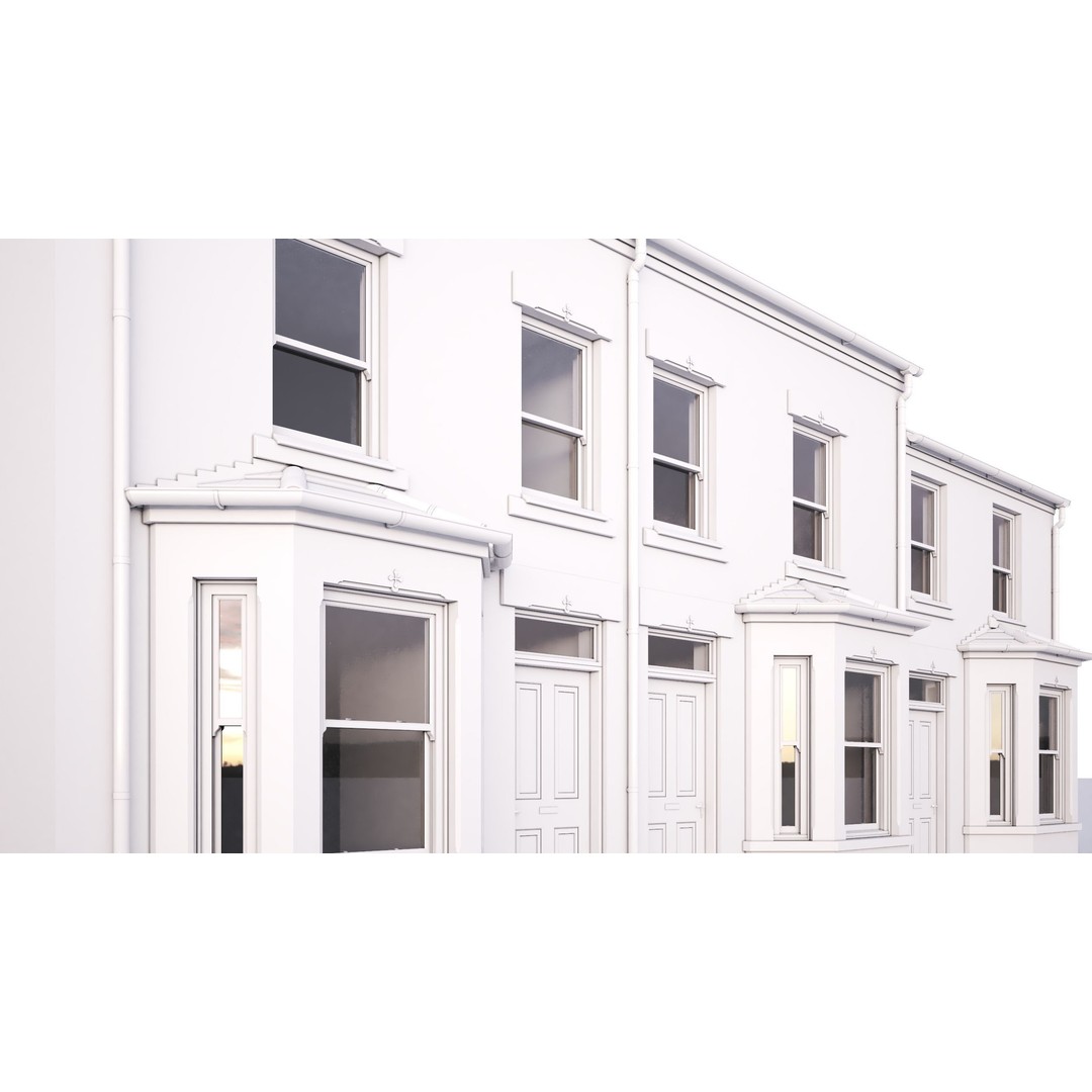 British House Godesdone Road 3D Model – High-Res Architectural Asset, FBX, OBJ - View 3
