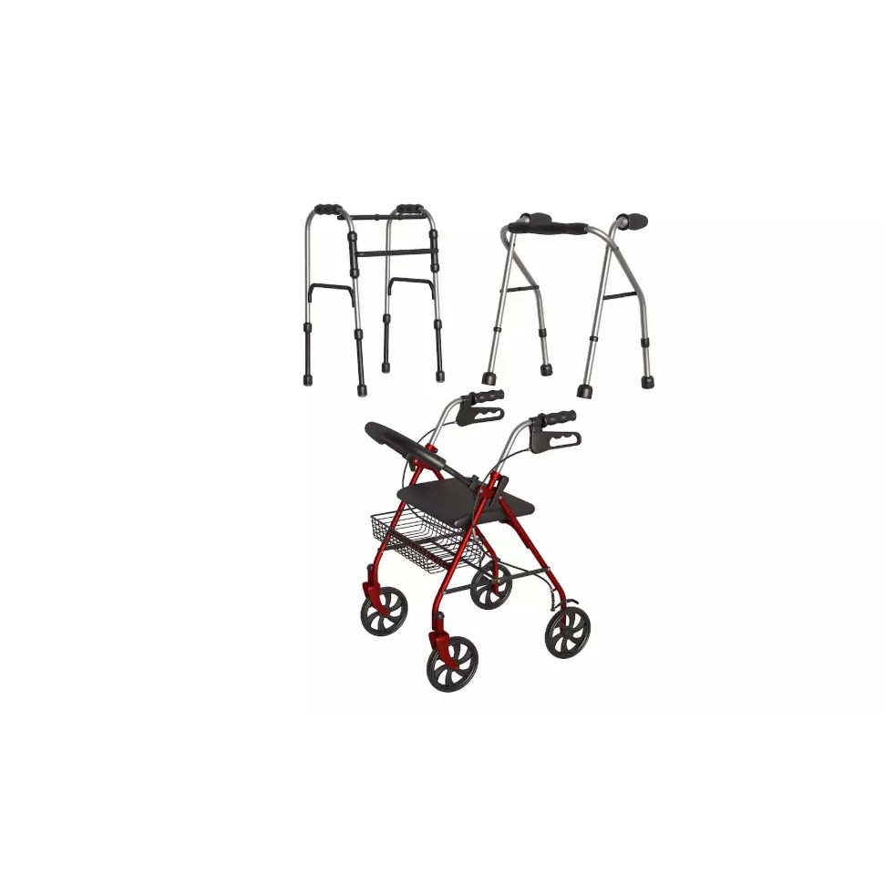Rollator Walker 3D Model – High-Quality Game-Ready Asset, FBX, OBJ, Blender - View 2