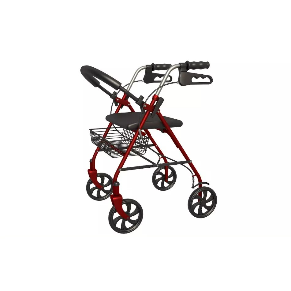 Rollator Walker 3D Model – High-Quality Game-Ready Asset, FBX, OBJ, Blender - View 3