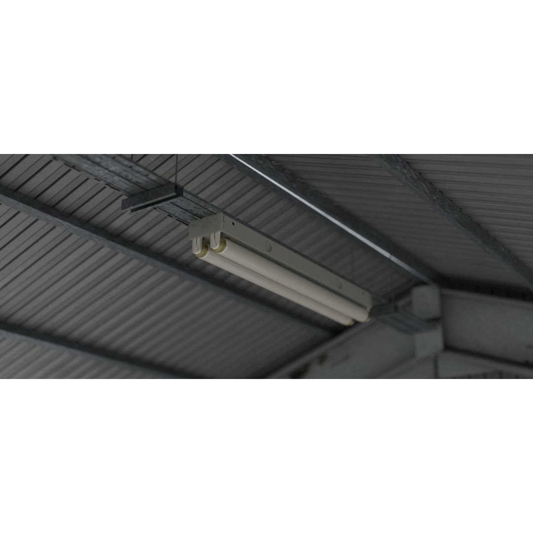 Industrial Warehouse 3D Model – Photorealistic Interior Asset, FBX, OBJ - View 11