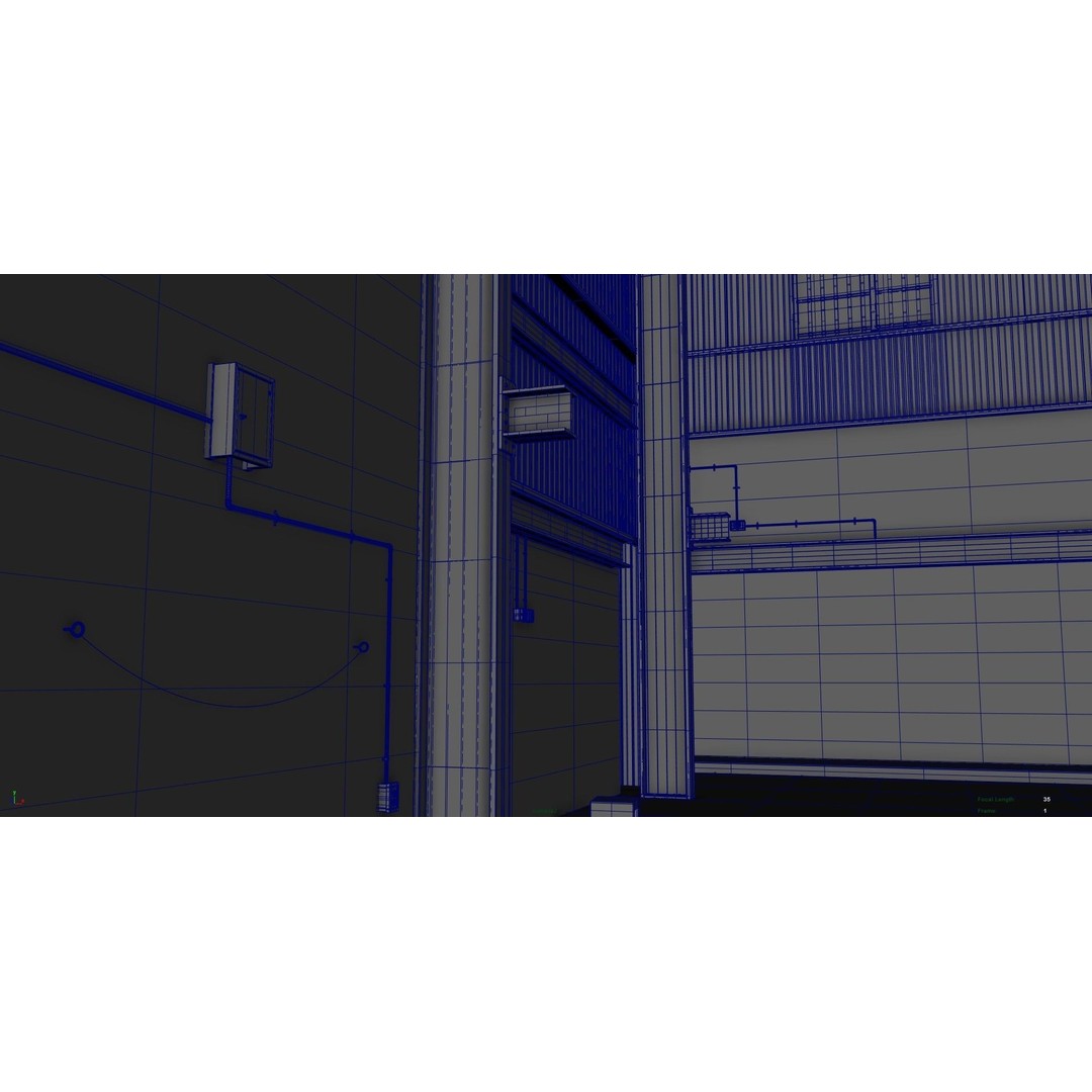 Industrial Warehouse 3D Model – Photorealistic Interior Asset, FBX, OBJ - View 15