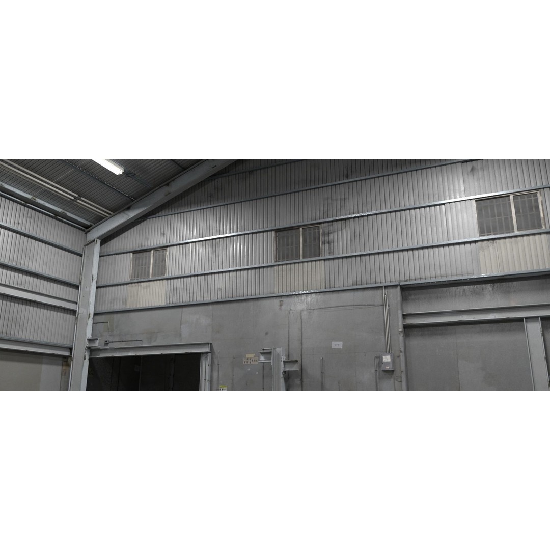 Industrial Warehouse 3D Model – Photorealistic Interior Asset, FBX, OBJ - View 8