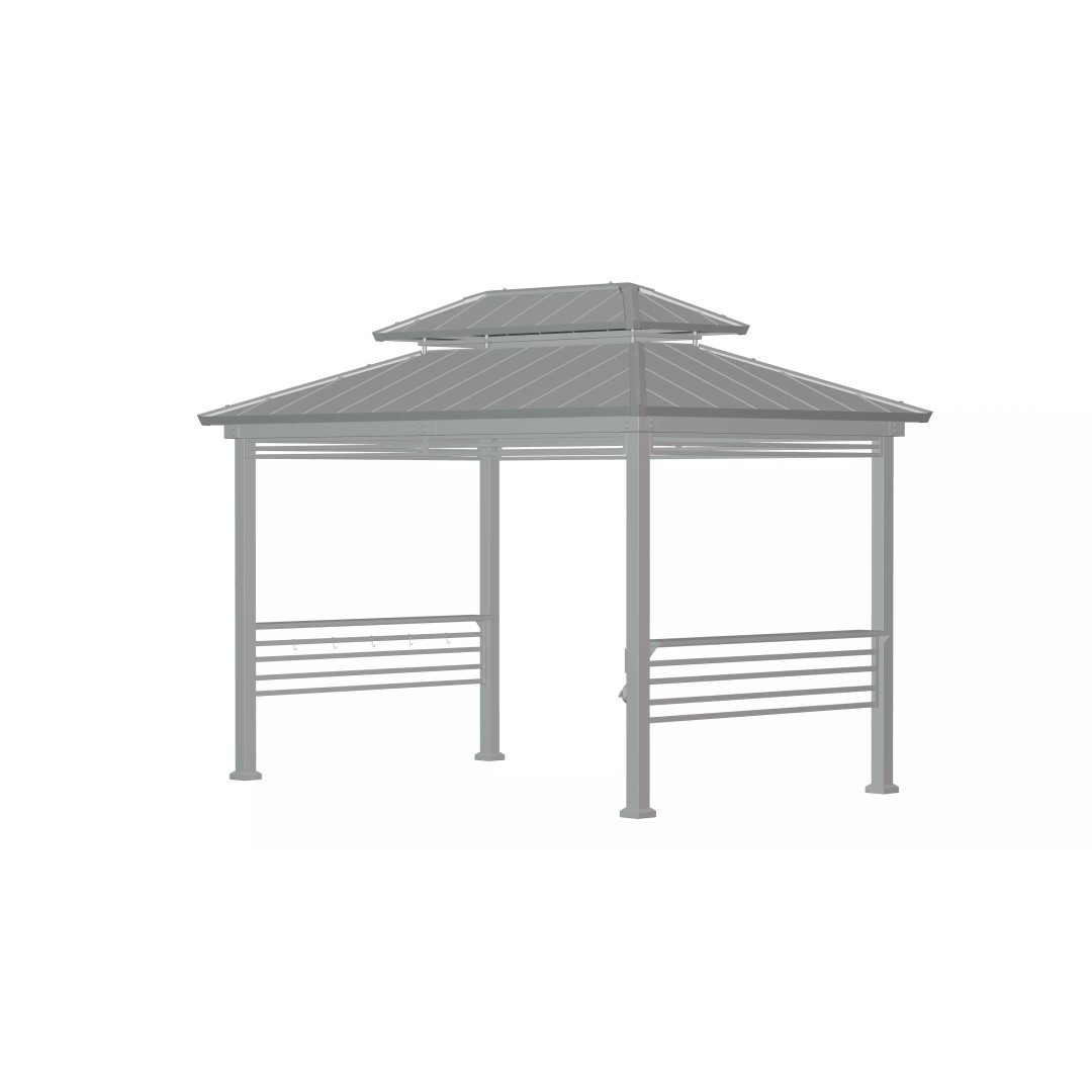 Wooden Gazebo 3D Model – Real-World Scale, PBR Textures, FBX - View 15