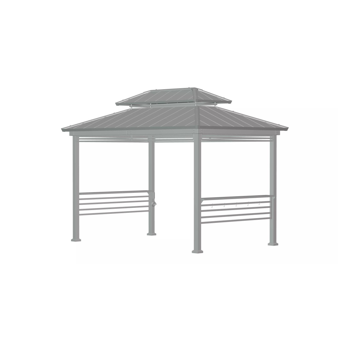 Wooden Gazebo 3D Model – Real-World Scale, PBR Textures, FBX - View 19