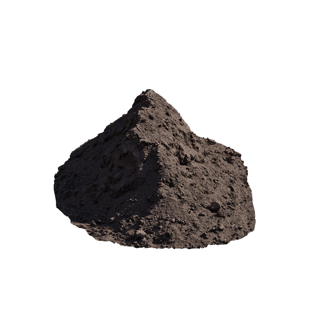 Mountain of Soil 3D Model – Realistic Scan with PBR Textures, FBX - View 3