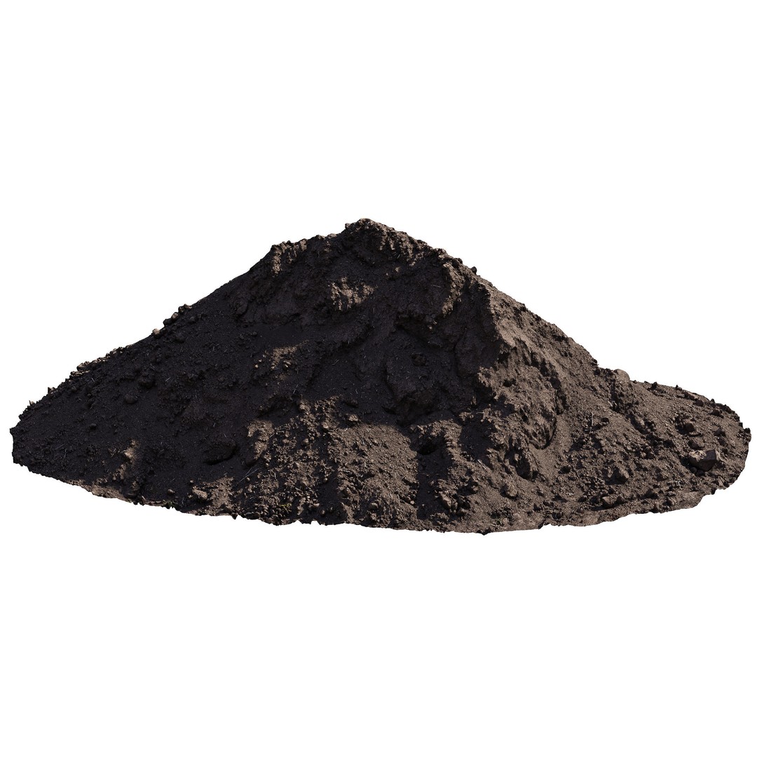 Mountain of Soil 3D Model – Realistic Scan with PBR Textures, FBX - View 4