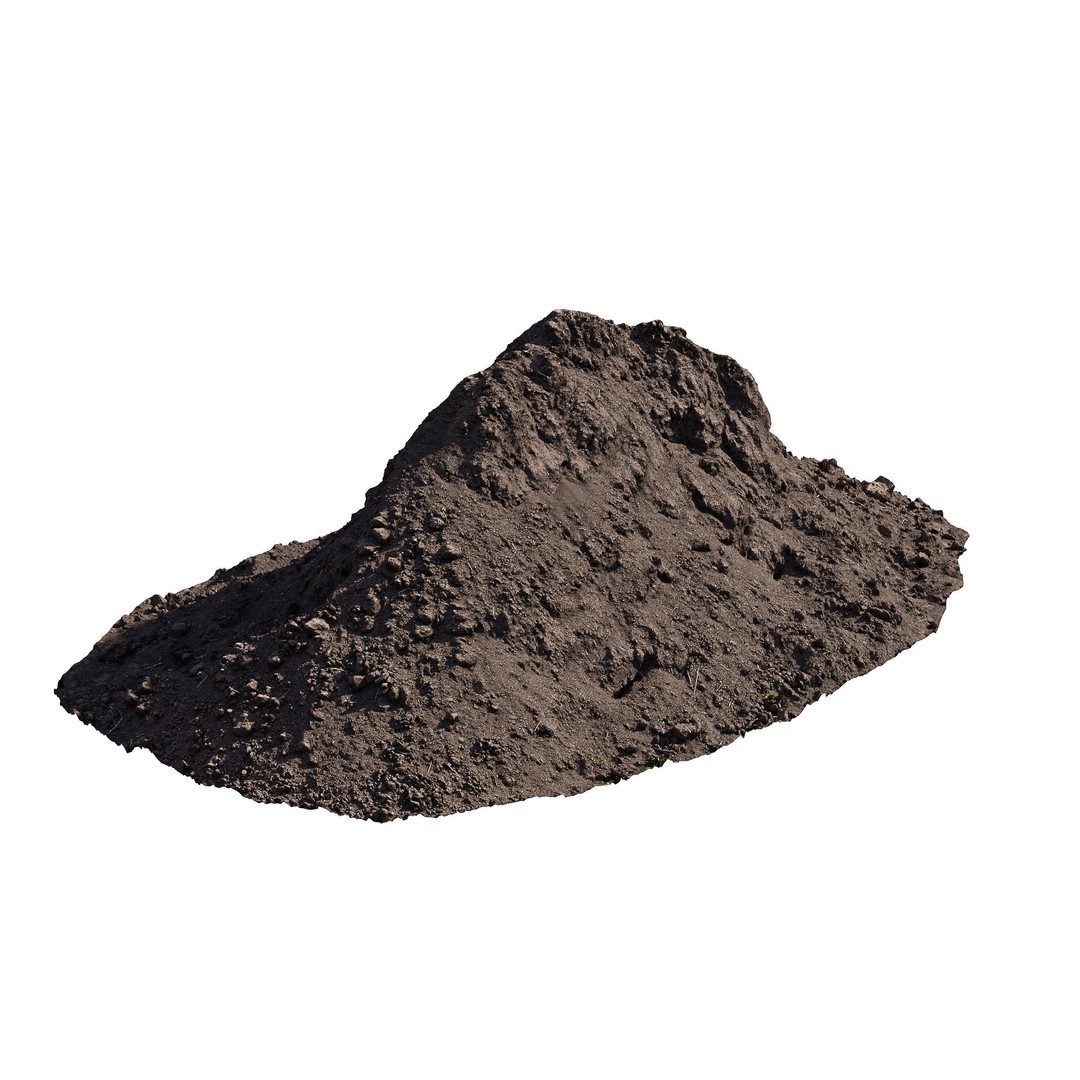 Mountain of Soil 3D Model – Realistic Scan with PBR Textures, FBX - View 5
