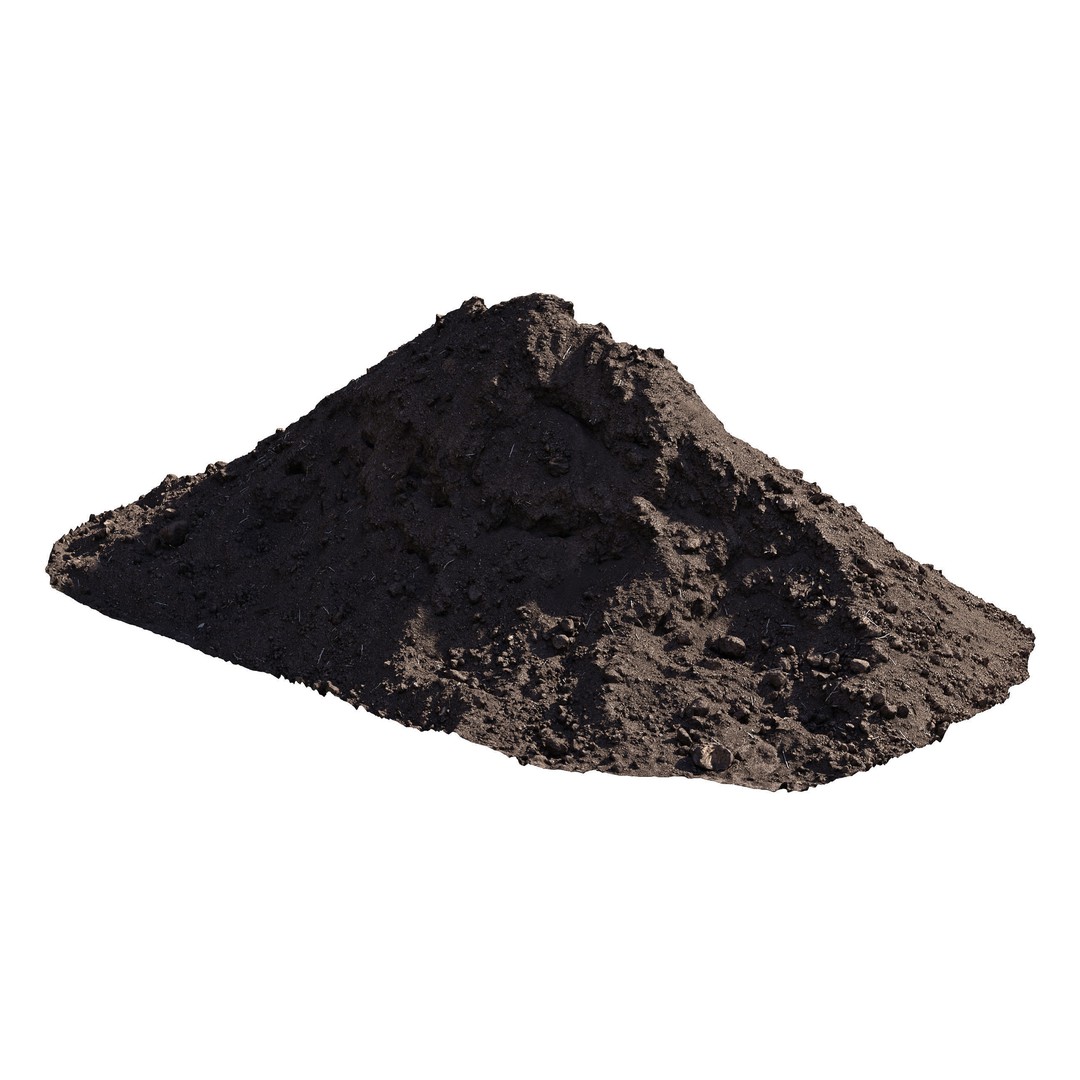 Mountain of Soil 3D Model – Realistic Scan with PBR Textures, FBX - View 7