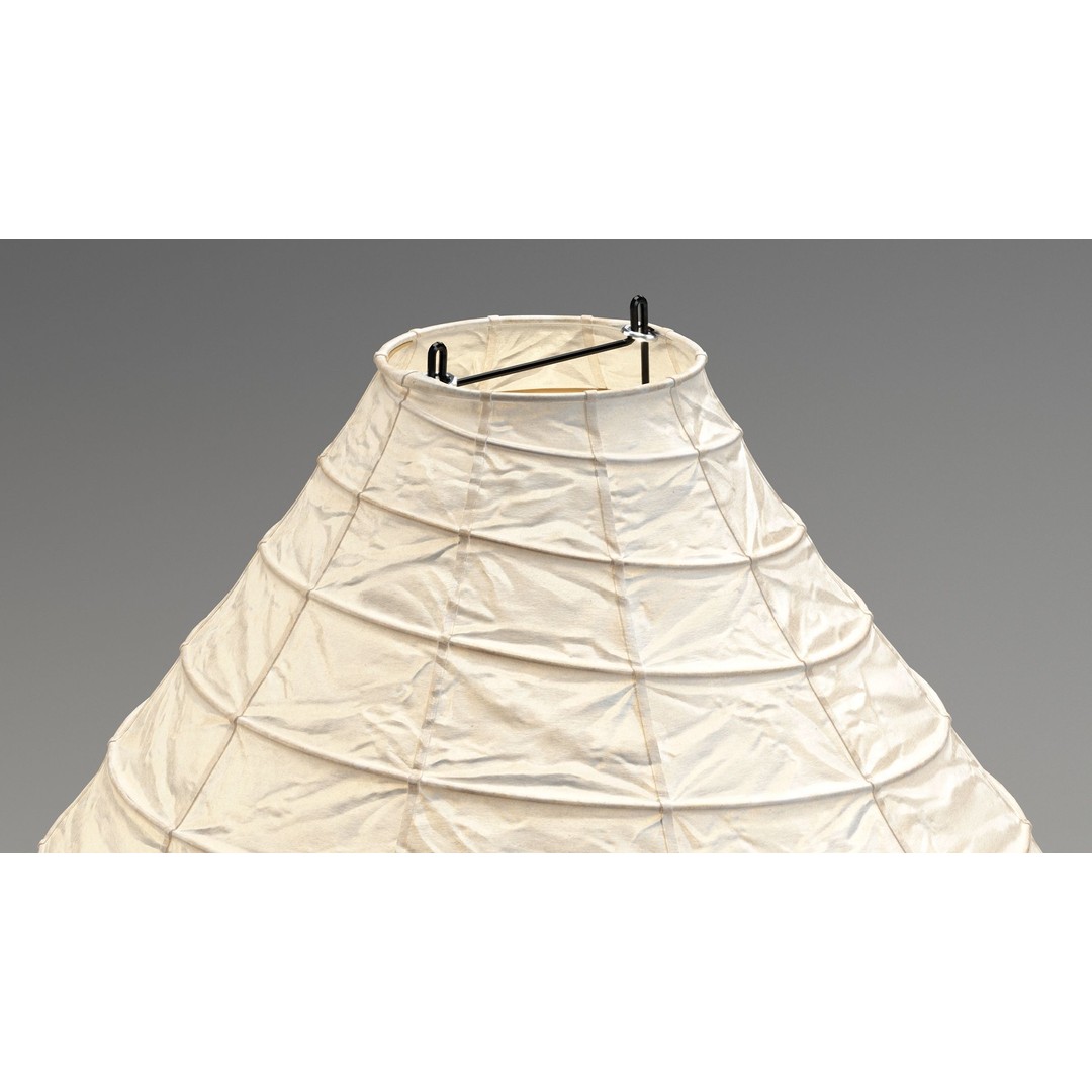 Akari 22N Lamp 3D Model – Iconic Japanese Design, FBX, PBR - View 5