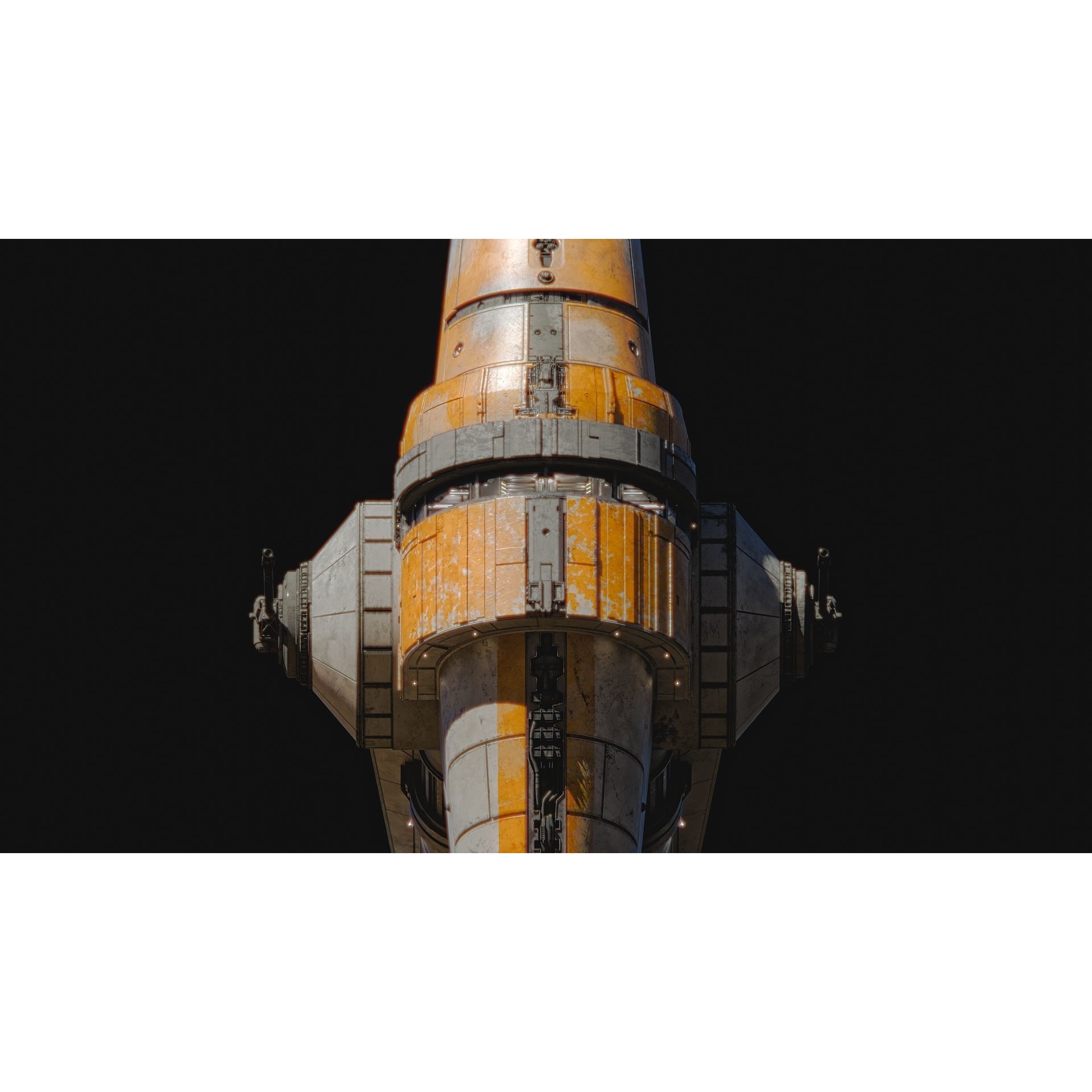 Hammerhear Corvette - High-Poly 3D Model - View 10