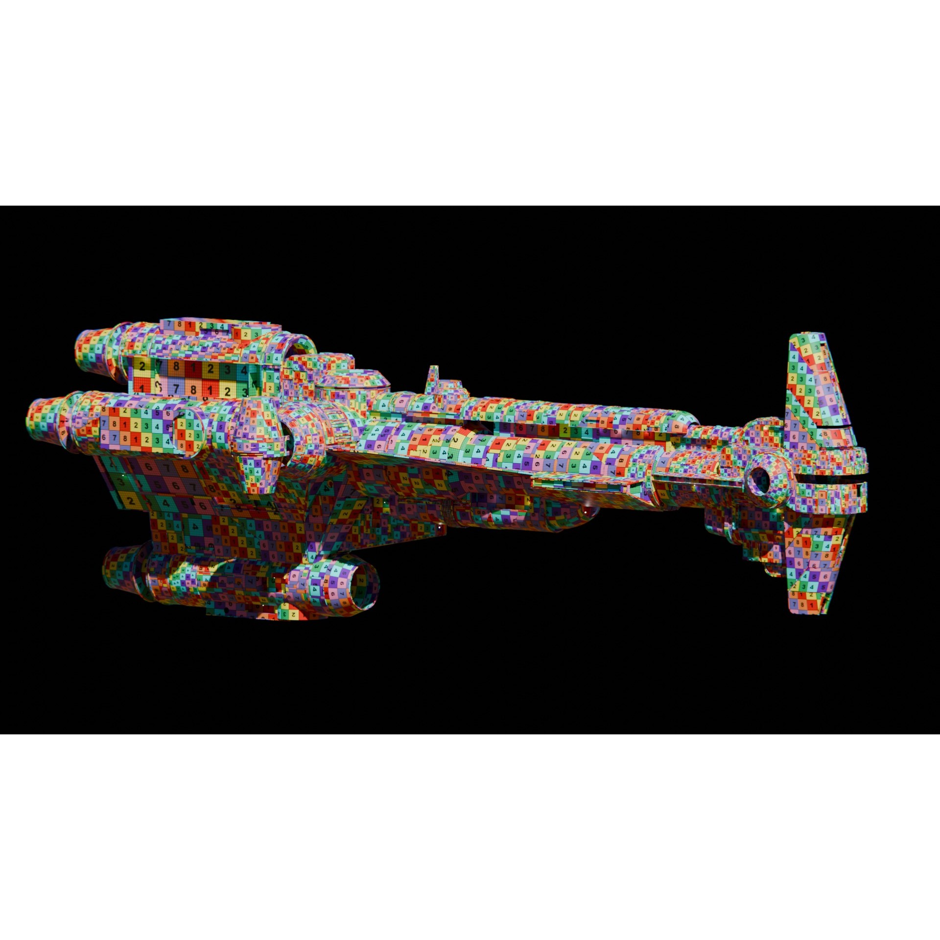 Hammerhear Corvette - High-Poly 3D Model - View 19