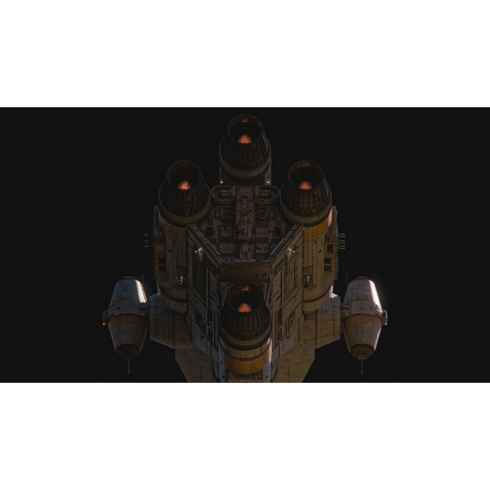 Hammerhear Corvette - High-Poly 3D Model - View 9