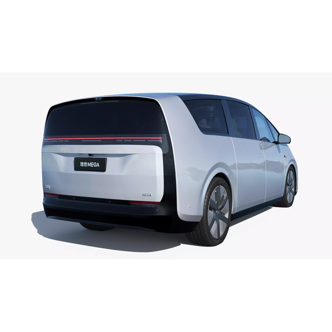 Li Mega Ultra 3D Model – Electric MPV with Interior, FBX, OBJ - View 17