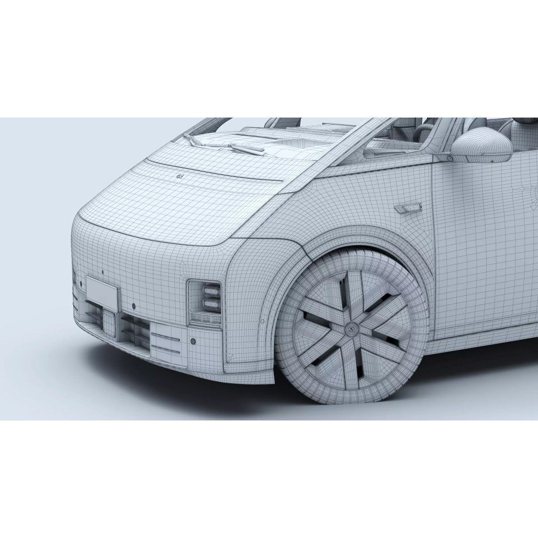 Li Mega Ultra 3D Model – Electric MPV with Interior, FBX, OBJ - View 26