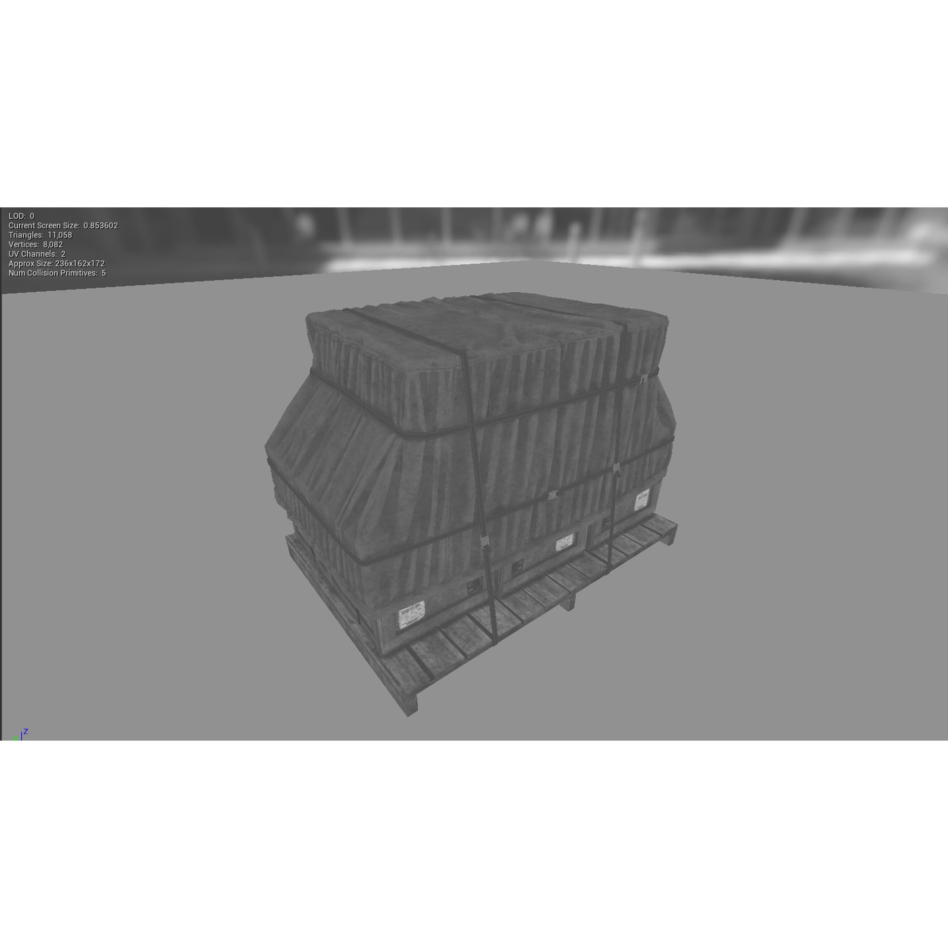 Military Cargo Vol 1 - Low-Poly Game-Ready 3D Model - View 10