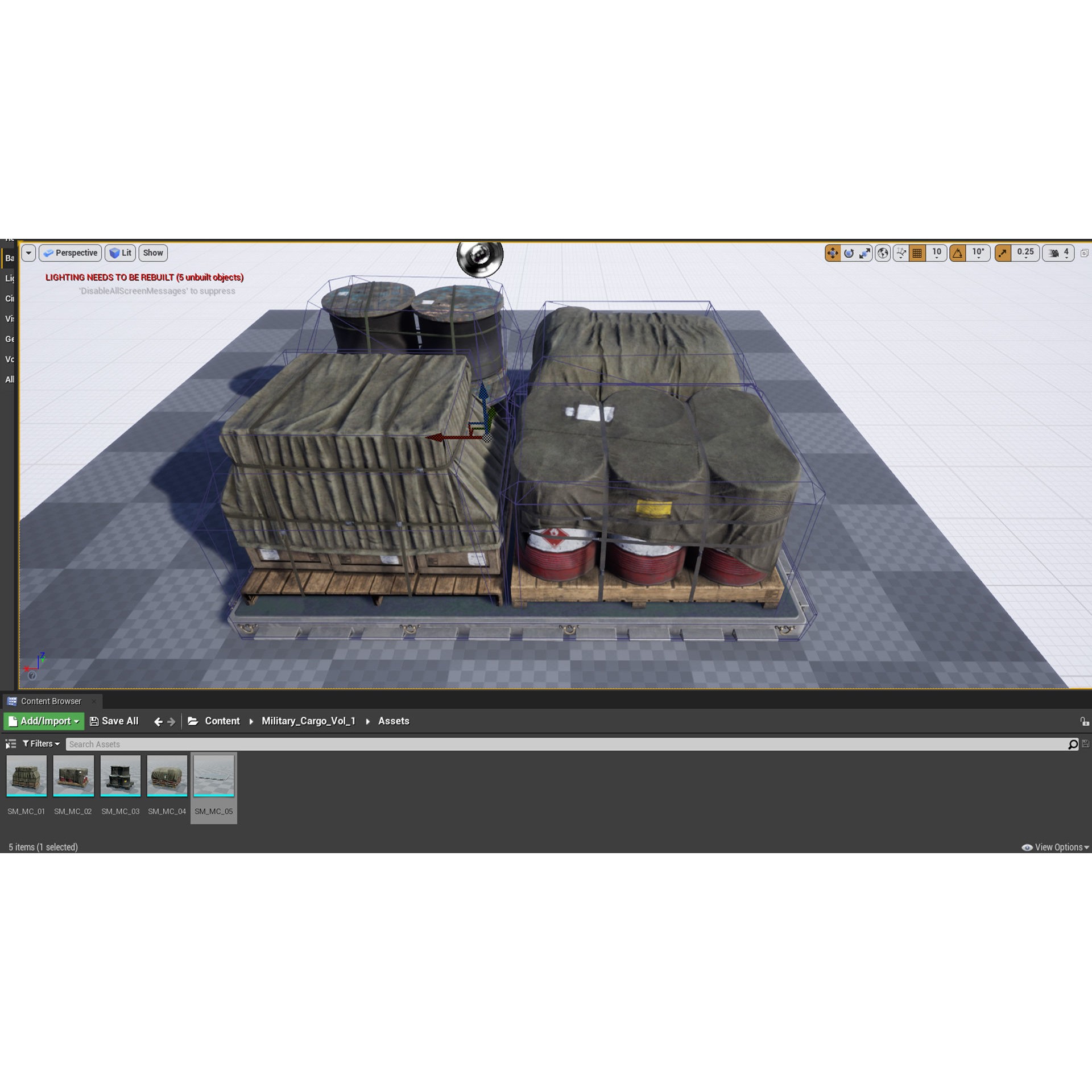 Military Cargo Vol 1 - Low-Poly Game-Ready 3D Model - View 21