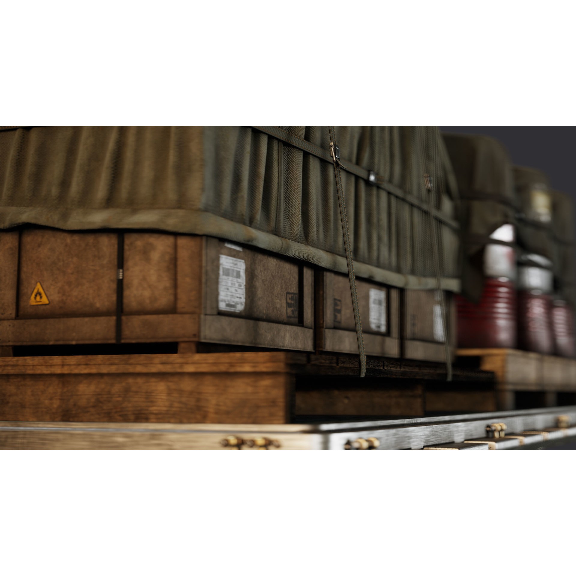 Military Cargo Vol 1 - Low-Poly Game-Ready 3D Model - View 5
