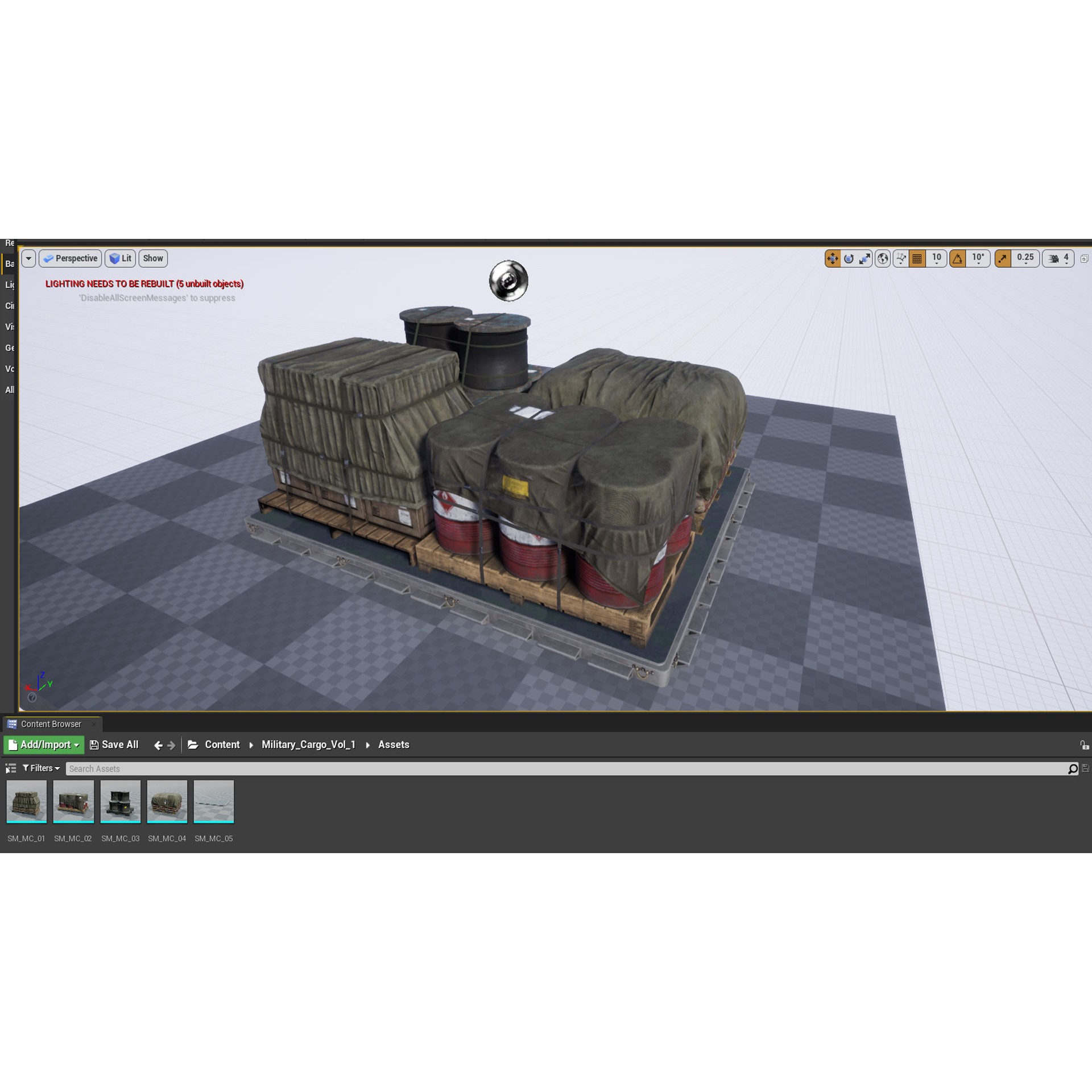 Military Cargo Vol 1 - Low-Poly Game-Ready 3D Model - View 8