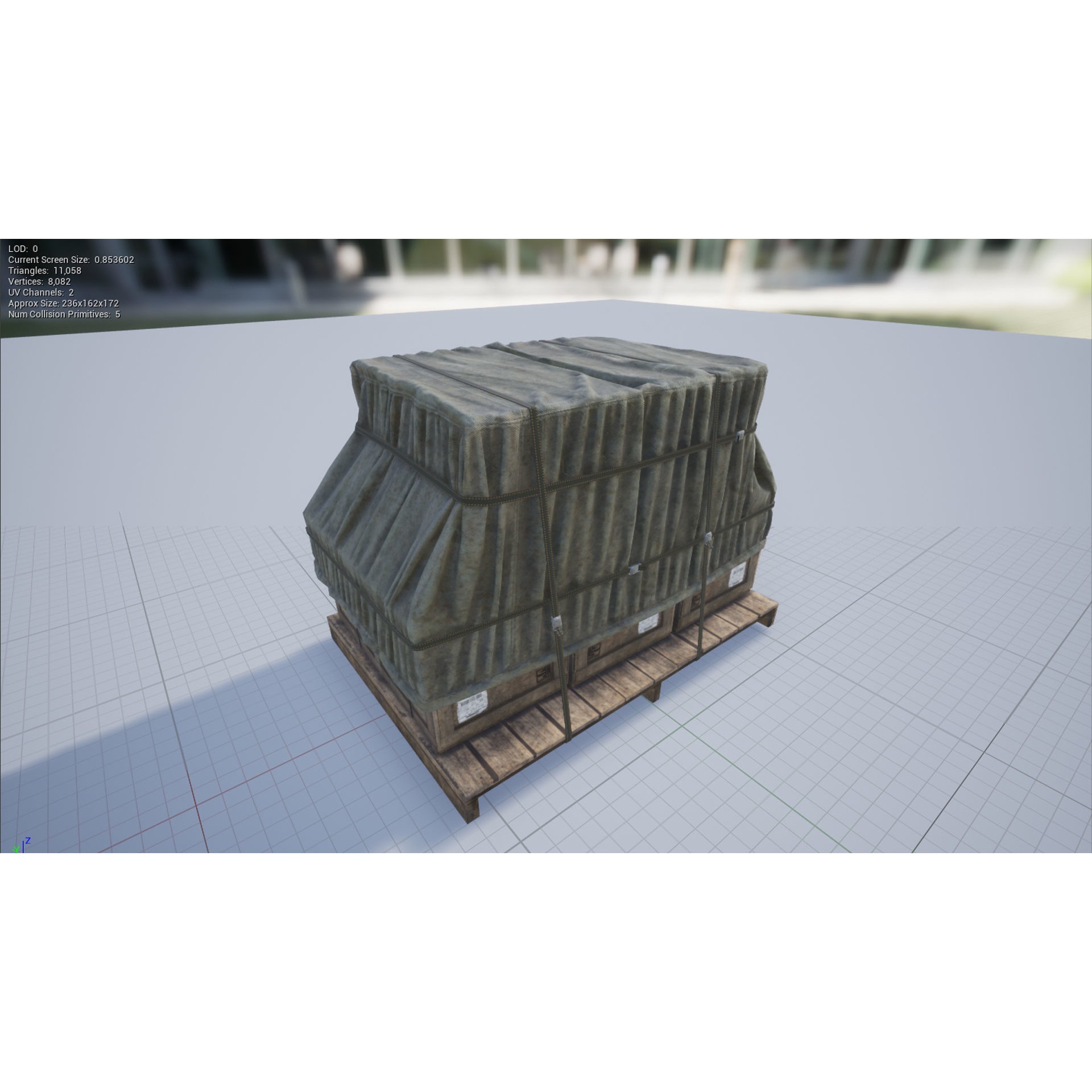 Military Cargo Vol 1 - Low-Poly Game-Ready 3D Model - View 9