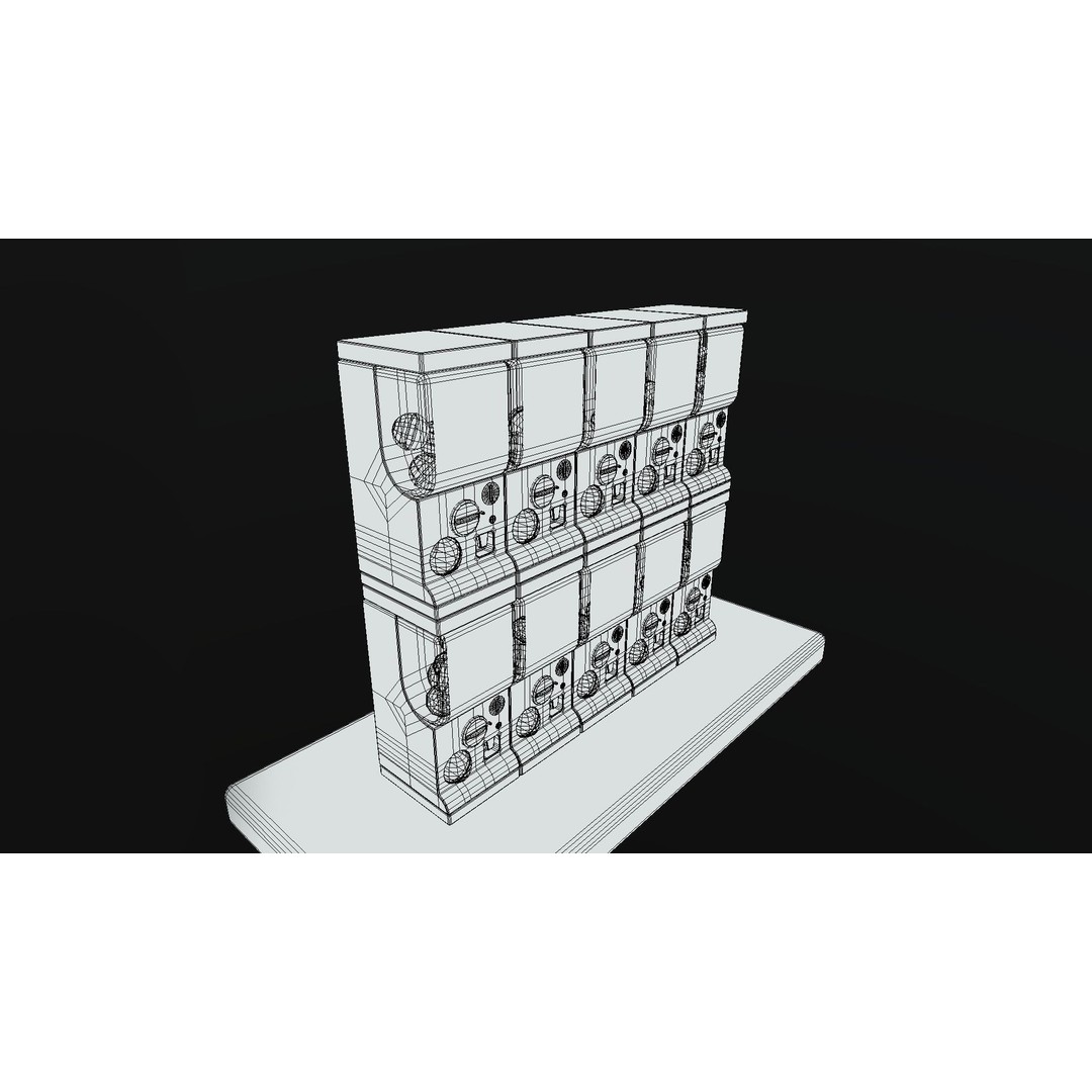Gacha Capsule Machine 3D Model – Low Poly Game Asset, FBX/OBJ - View 13