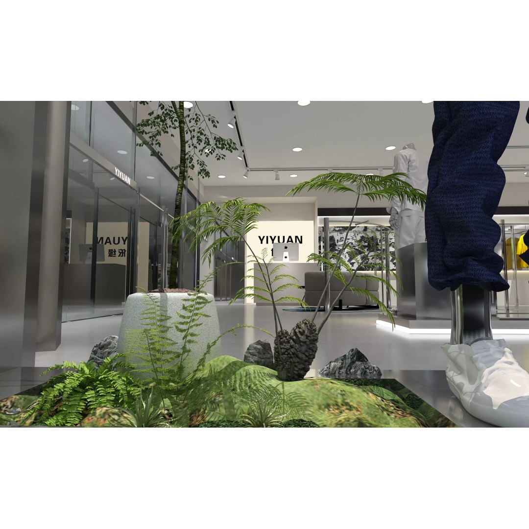 Boutique Clothing Store 3D Model – Minimalist Interior, FBX & 3ds Max Formats - View 6