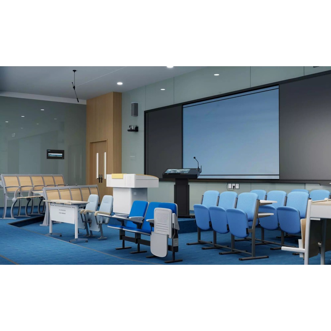 Modern Classroom Lecture Hall 3D Model – PBR Game Ready Interior, FBX, OBJ - View 13