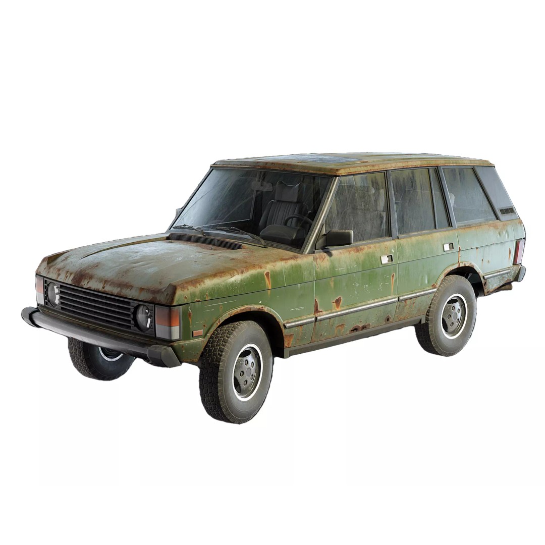 Range Rover 3D Model – Low Poly Vehicle with Interior, FBX/Blender - View 2