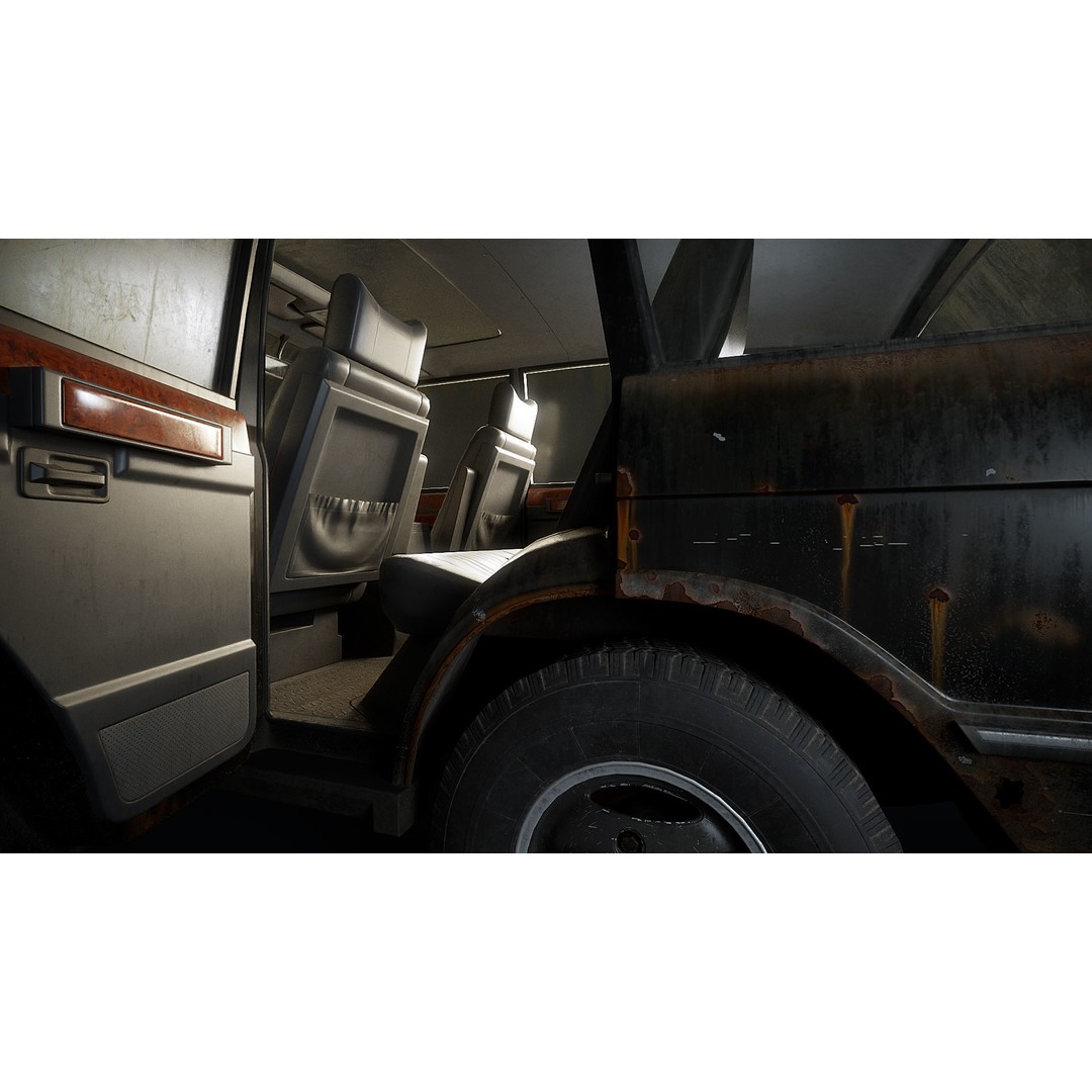 Range Rover 3D Model – Low Poly Vehicle with Interior, FBX/Blender - View 6
