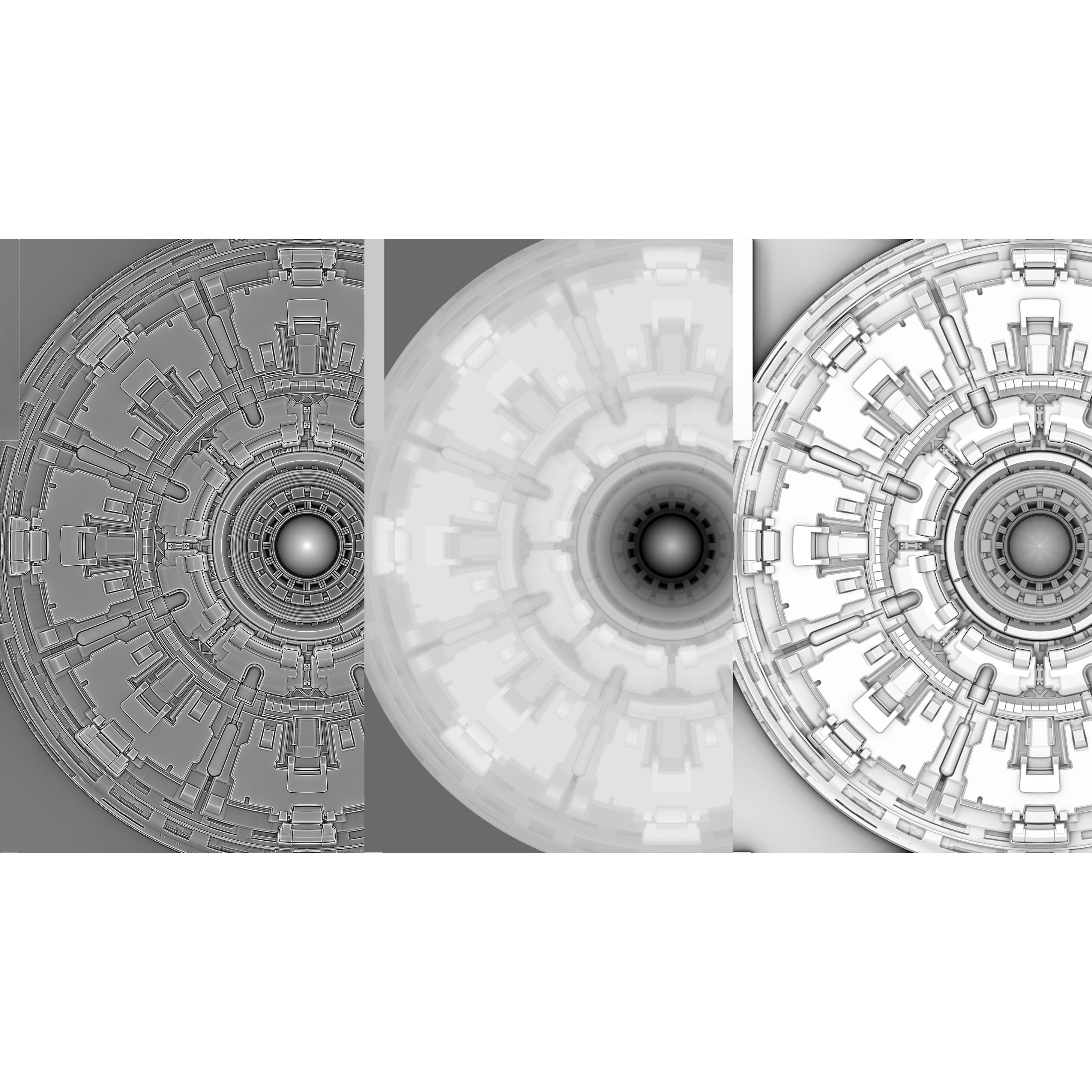 Sci-Fi Spaceship Engine Burner - Game-Ready 3D Model - View 11