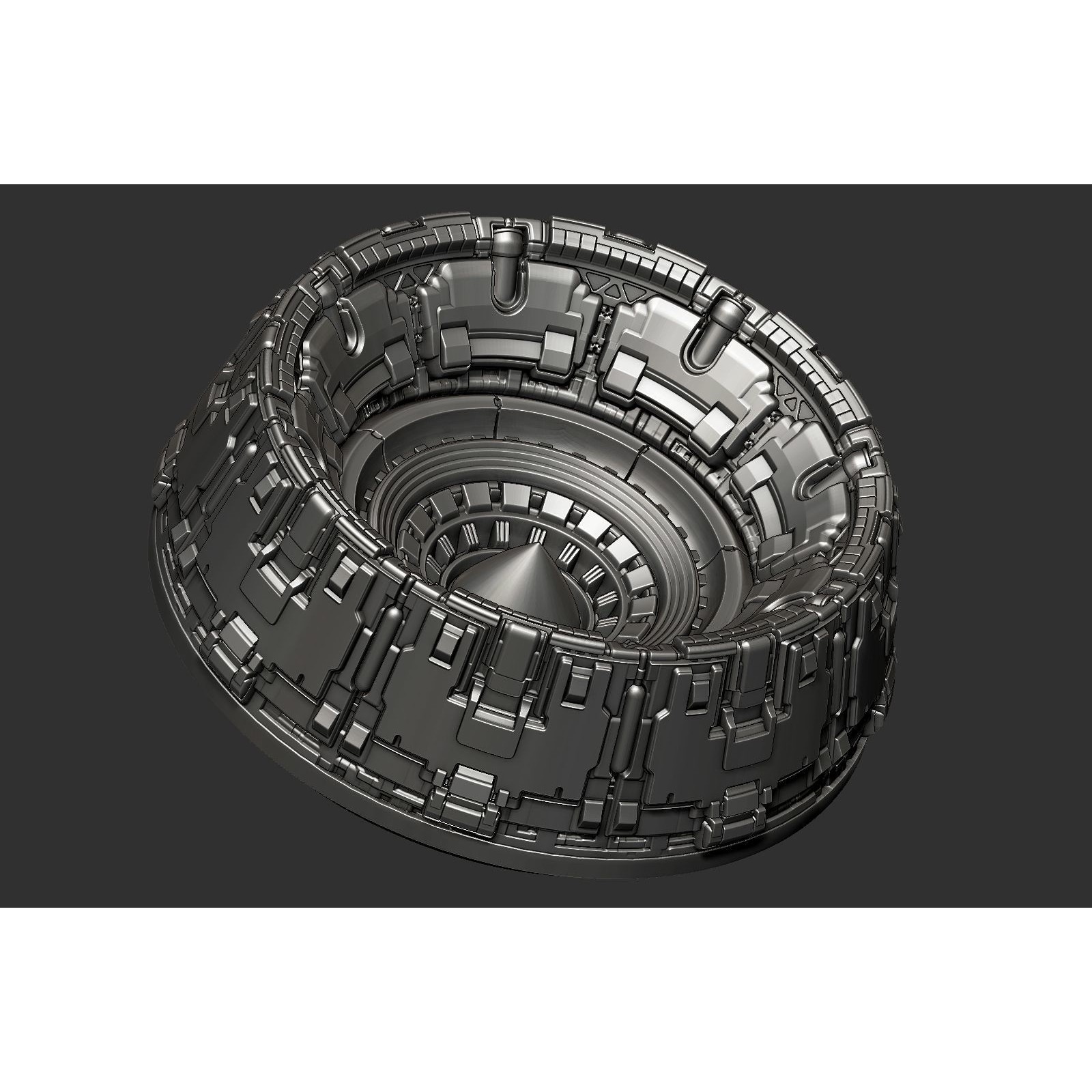 Sci-Fi Spaceship Engine Burner - Game-Ready 3D Model - View 15