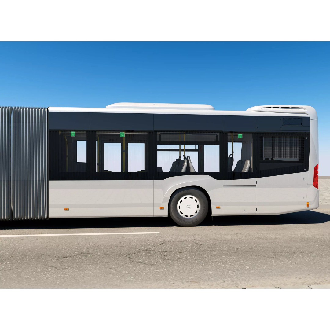 Mercedes-Benz Citaro G EURO VI 3D Model – High Poly Bus Asset, FBX, OBJ - View 10