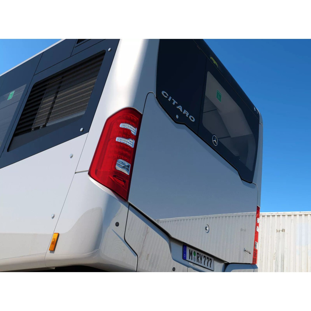 Mercedes-Benz Citaro G EURO VI 3D Model – High Poly Bus Asset, FBX, OBJ - View 13