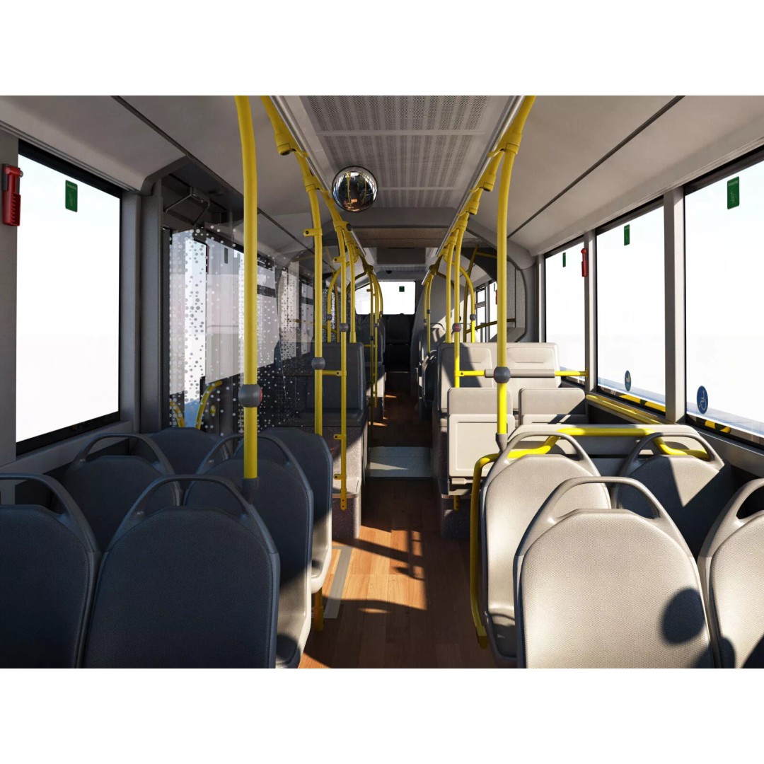 Mercedes-Benz Citaro G EURO VI 3D Model – High Poly Bus Asset, FBX, OBJ - View 16