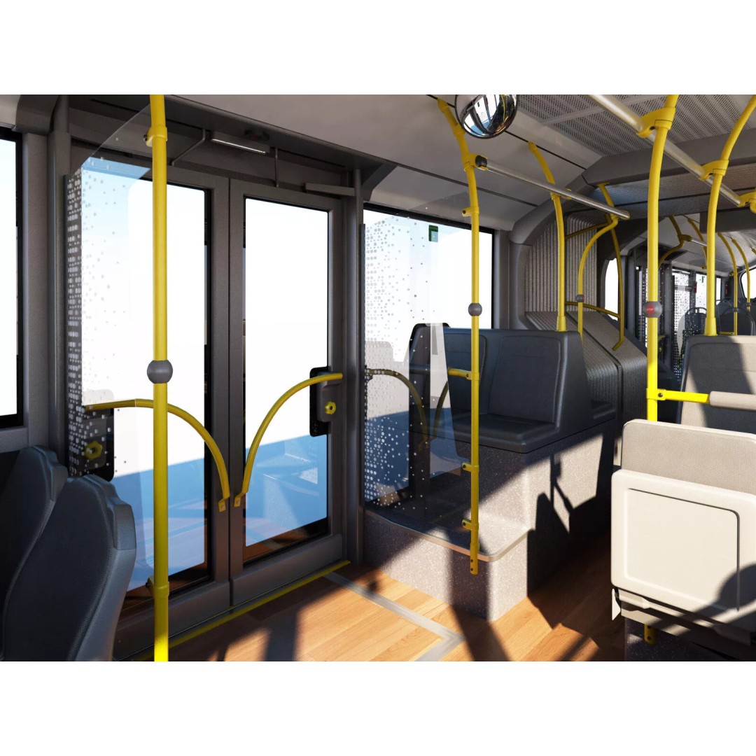 Mercedes-Benz Citaro G EURO VI 3D Model – High Poly Bus Asset, FBX, OBJ - View 18