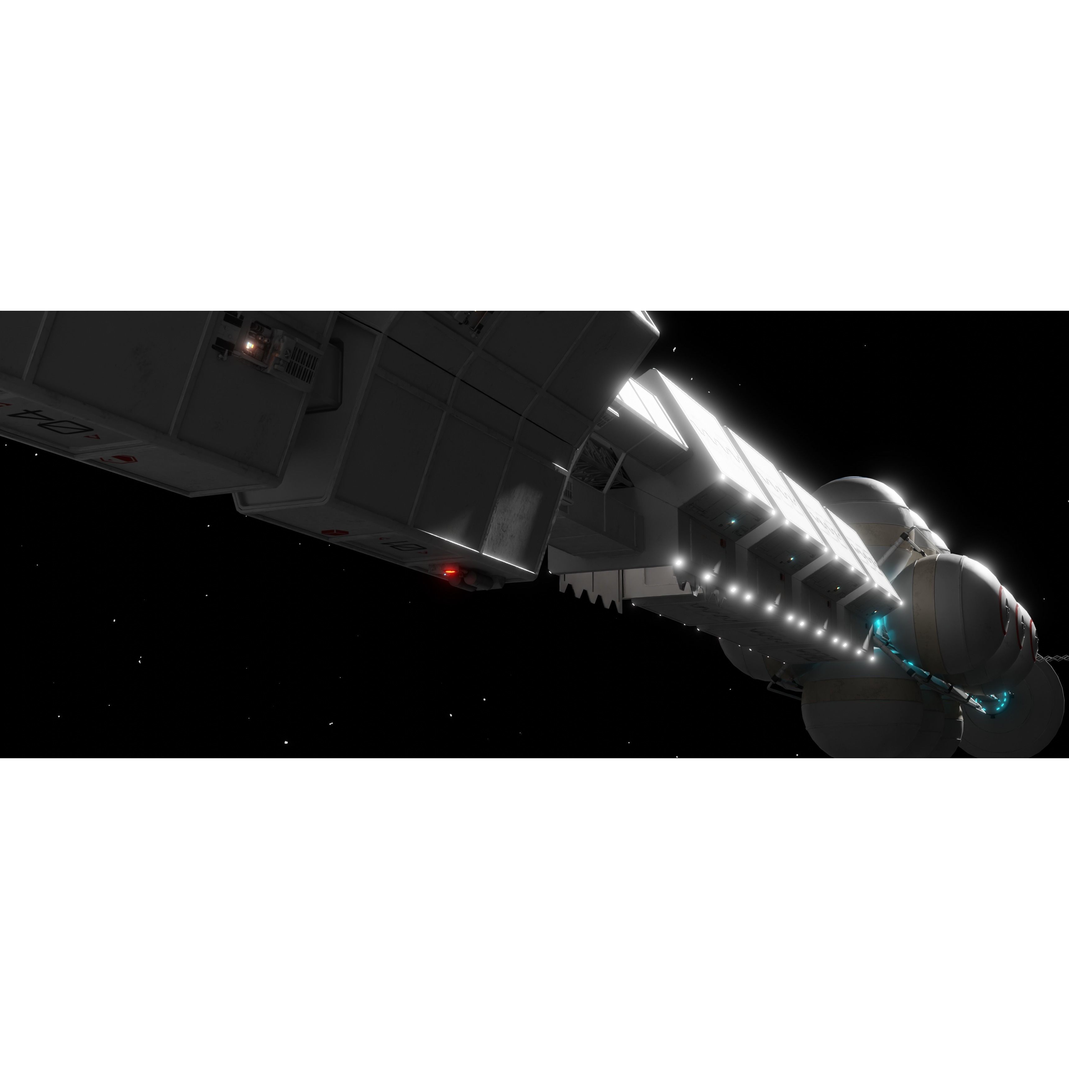 Endeavour Planetary Shuttle - Low-Poly Game-Ready 3D Model - View 10