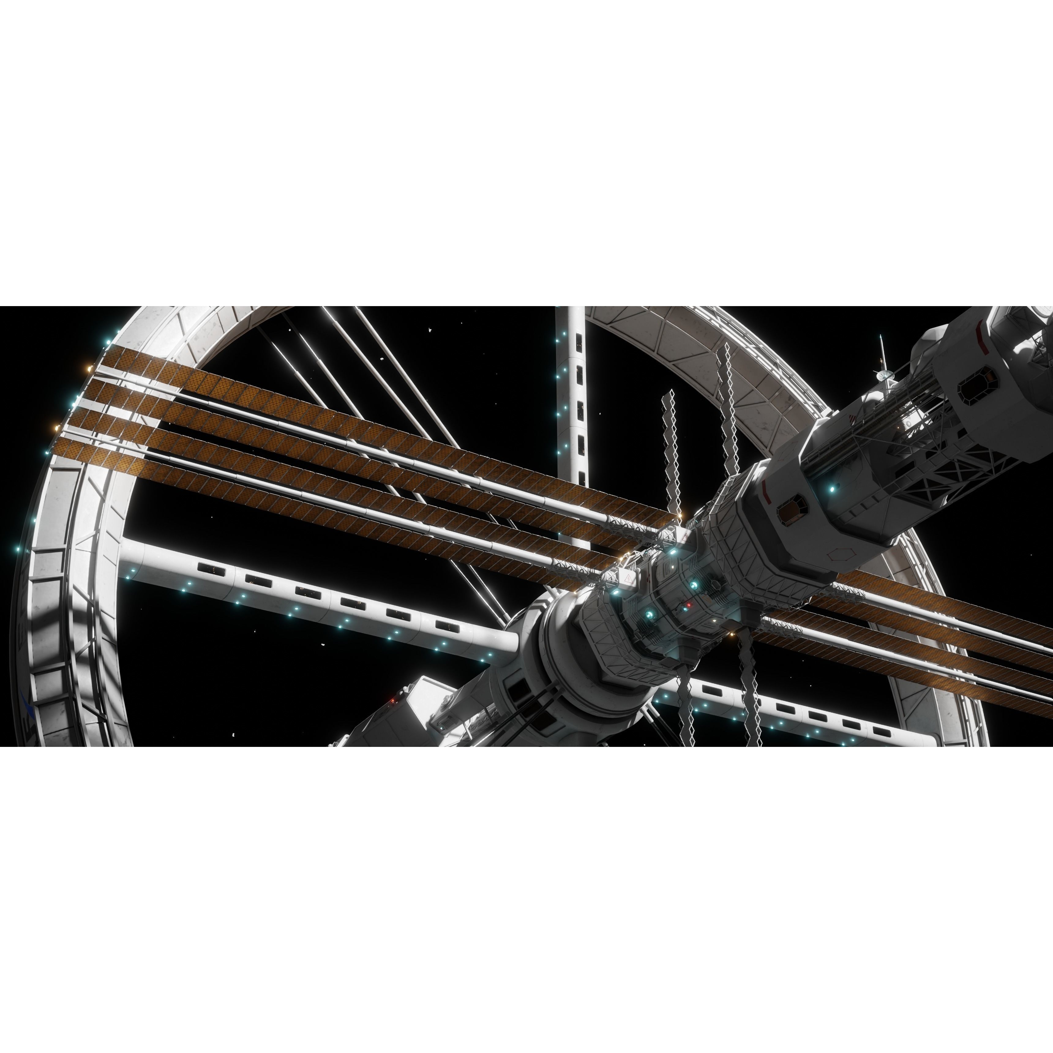 Endeavour Planetary Shuttle - Low-Poly Game-Ready 3D Model - View 12