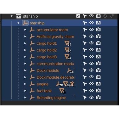 Endeavour Planetary Shuttle - Low-Poly Game-Ready 3D Model - View 27