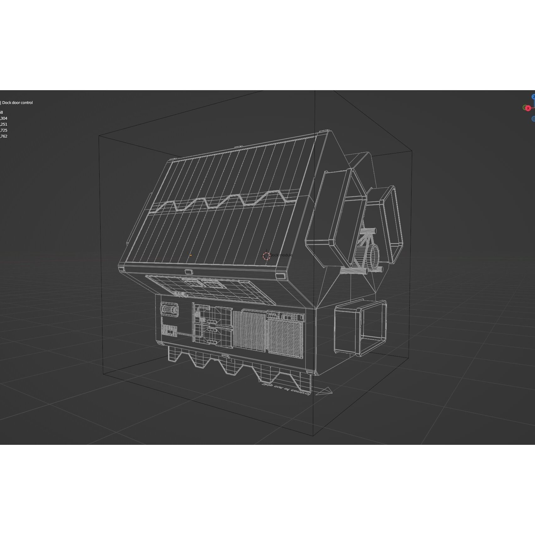 Endeavour Planetary Shuttle - Low-Poly Game-Ready 3D Model - View 28