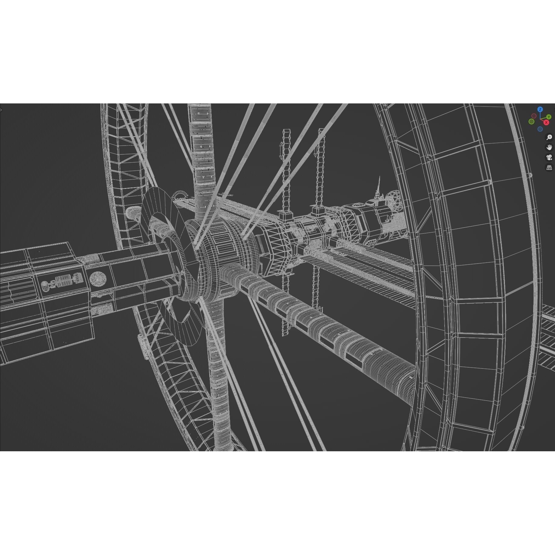 Endeavour Planetary Shuttle - Low-Poly Game-Ready 3D Model - View 29