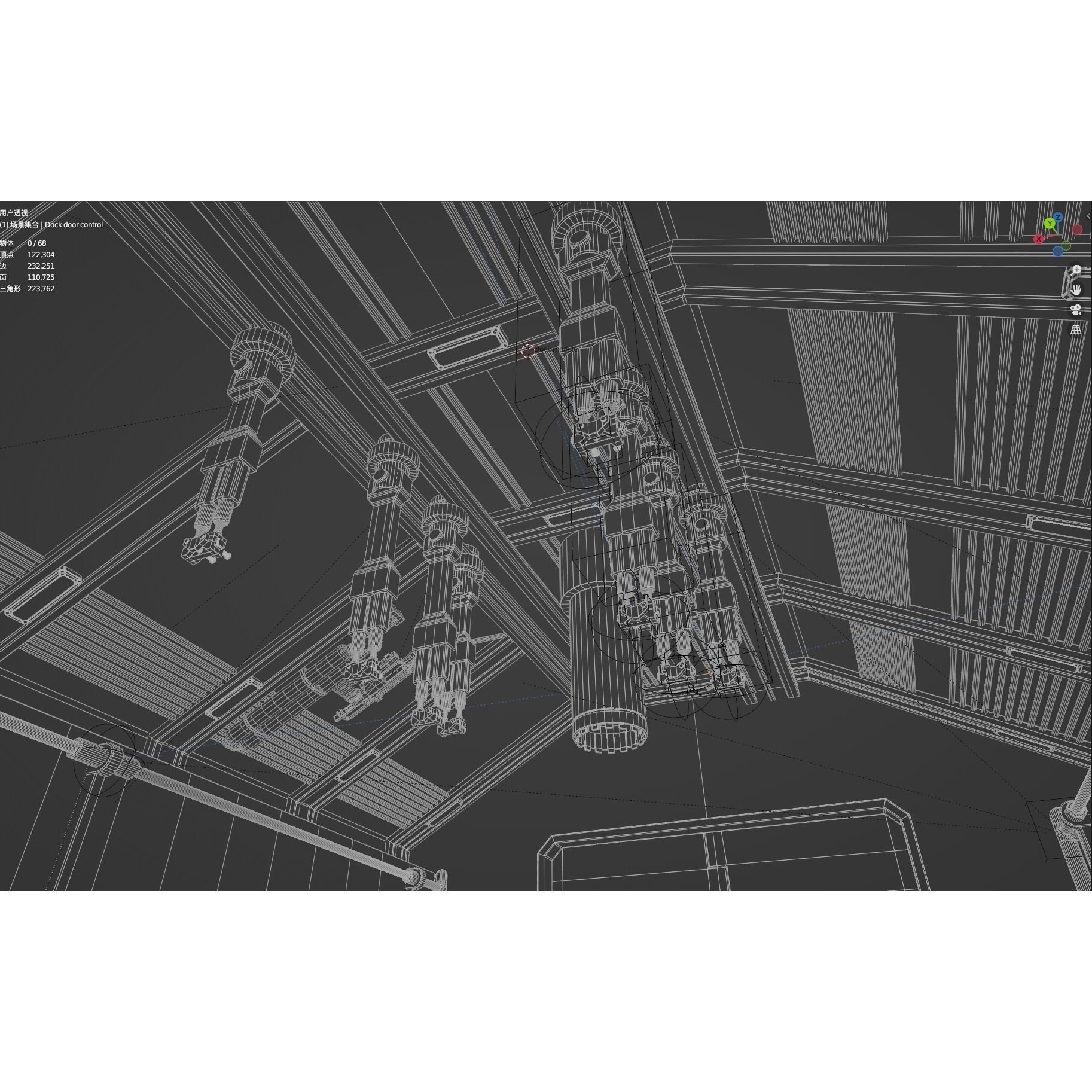 Endeavour Planetary Shuttle - Low-Poly Game-Ready 3D Model - View 30