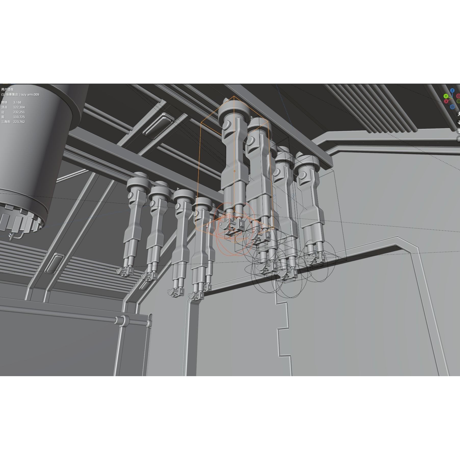 Endeavour Planetary Shuttle - Low-Poly Game-Ready 3D Model - View 47